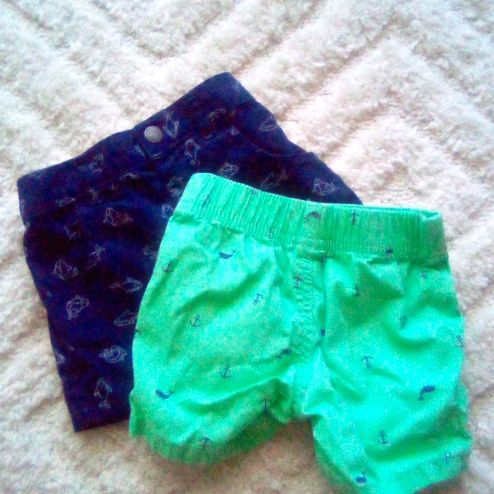 Carter and garanimals shorts